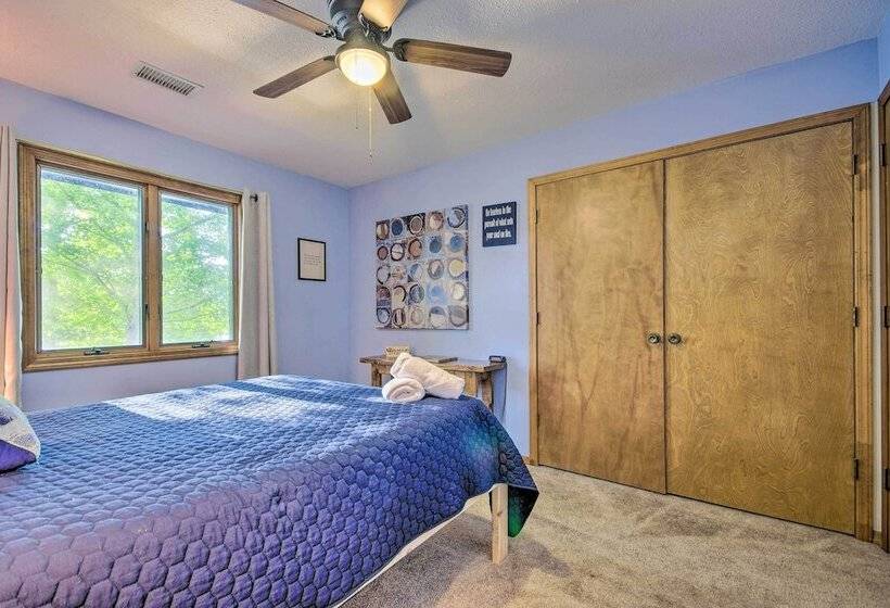 Boat Dock + Slides: Lakefront Gravois Mills Home