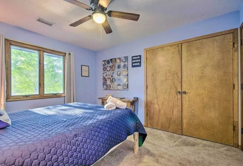 Boat Dock + Slides: Lakefront Gravois Mills Home