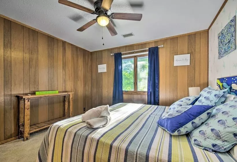 Boat Dock + Slides: Lakefront Gravois Mills Home