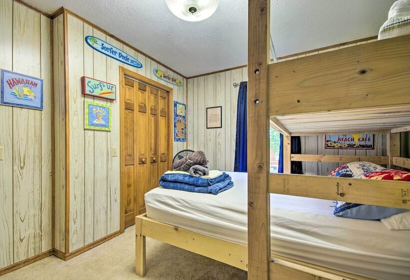 Boat Dock + Slides: Lakefront Gravois Mills Home