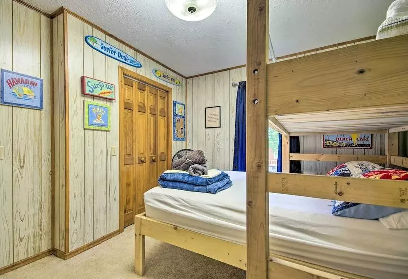 Boat Dock + Slides: Lakefront Gravois Mills Home