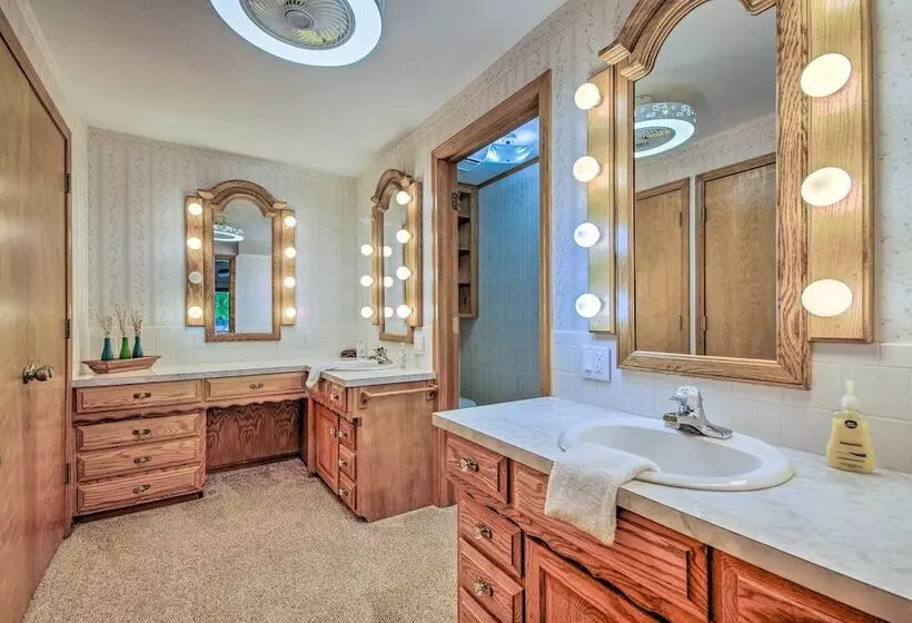 Boat Dock + Slides: Lakefront Gravois Mills Home