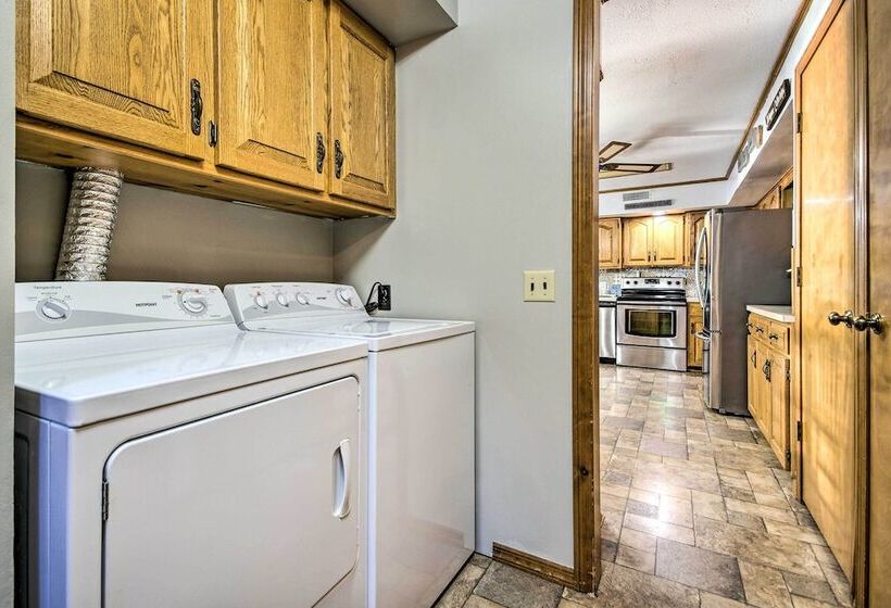 Boat Dock + Slides: Lakefront Gravois Mills Home