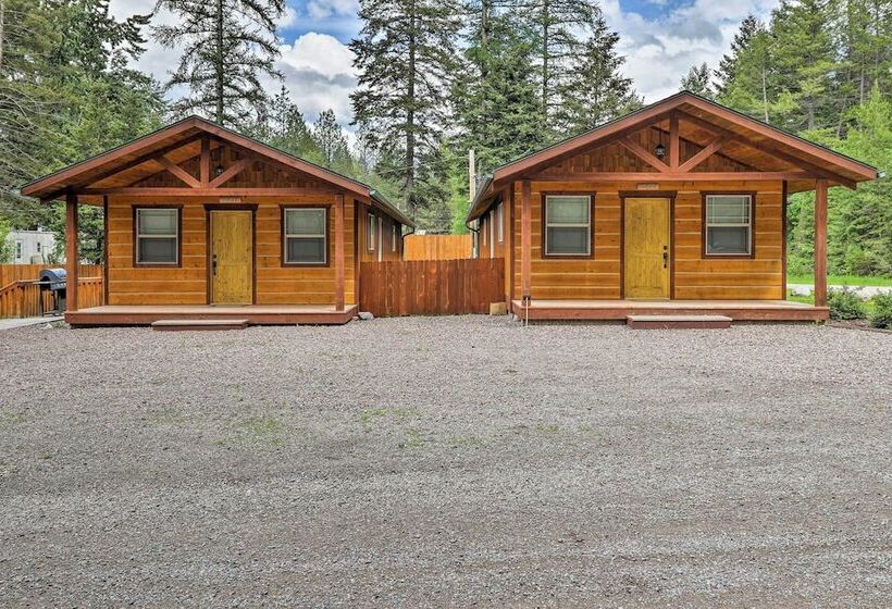 Hungry Horse Cabin: Deck, Fire Pit, Near Glacier!