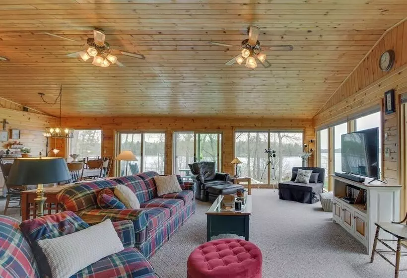 Lakefront Hackensack Cabin W/ Patio & Grill!