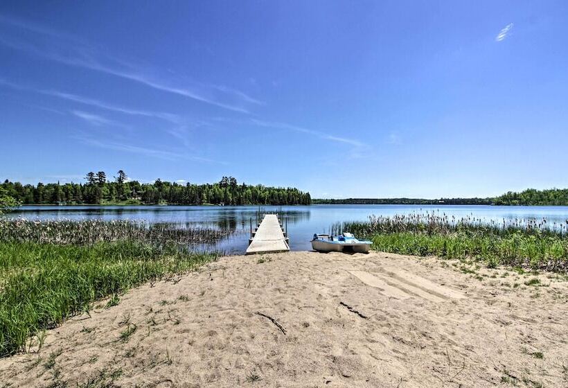 Lakefront Hackensack Cabin W/ Patio & Grill!