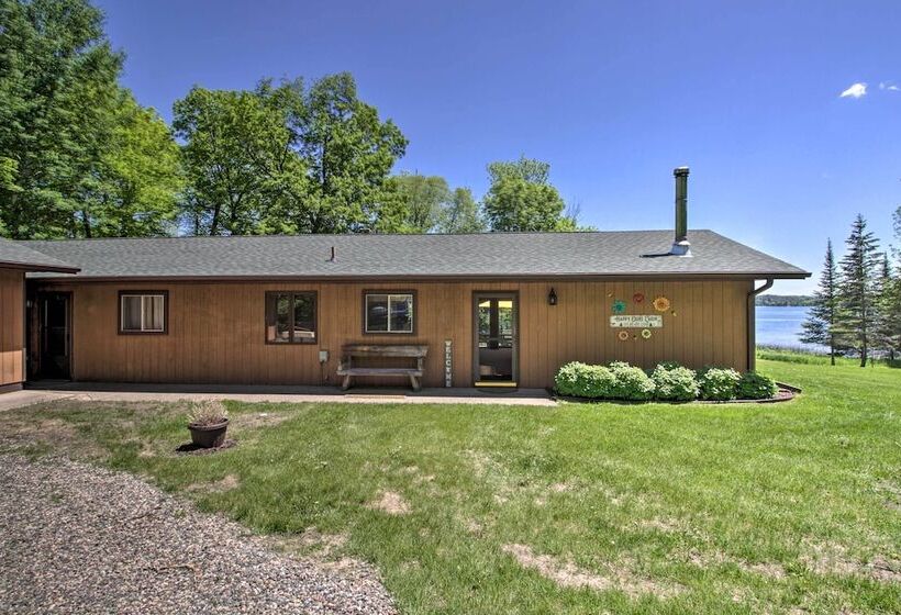 Lakefront Hackensack Cabin W/ Patio & Grill!