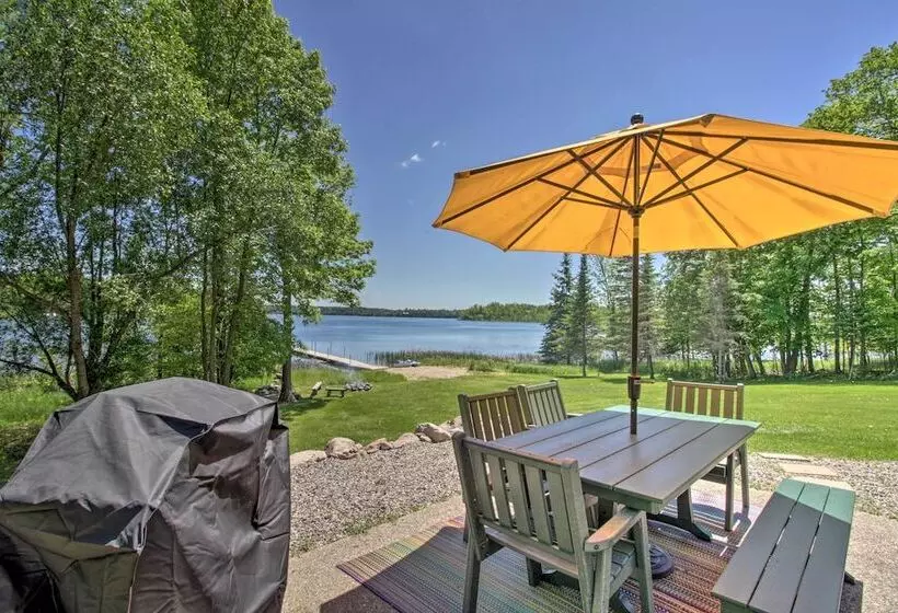 Lakefront Hackensack Cabin W/ Patio & Grill!