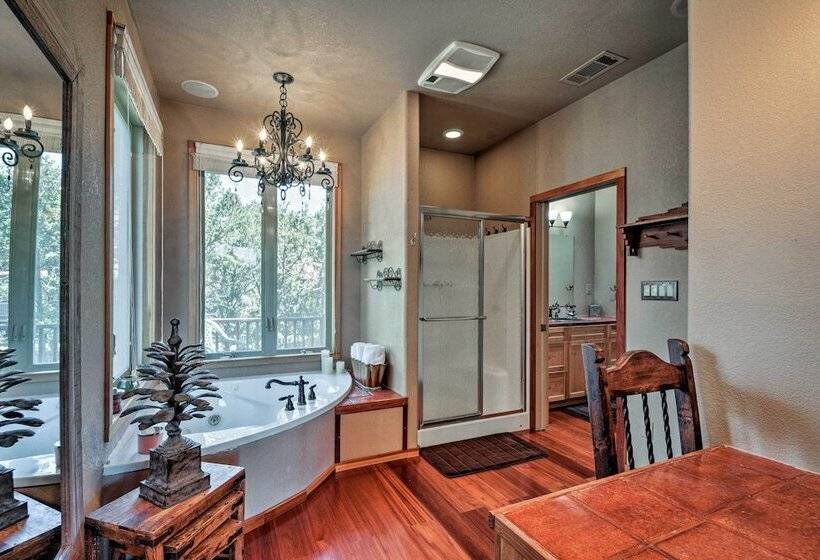 Large Ruidoso Home W/ Stunning Views & Hot Tub!