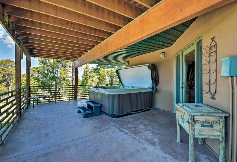 Large Ruidoso Home W/ Stunning Views & Hot Tub!
