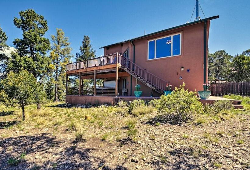 Large Ruidoso Home W/ Stunning Views & Hot Tub!