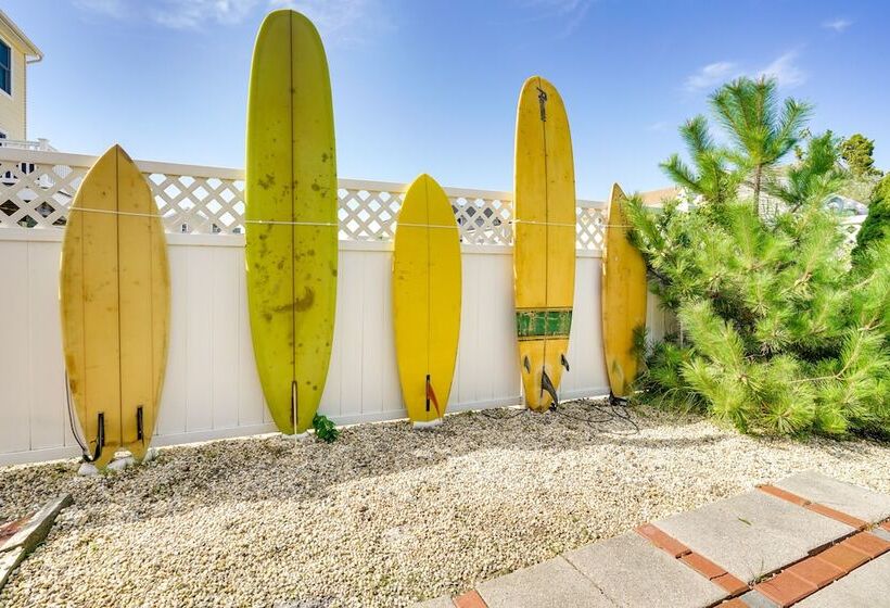 New Jersey Home Deck, Grill & Walkable To Beach!