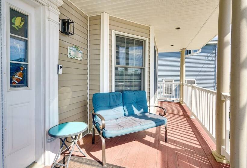 New Jersey Home Deck, Grill & Walkable To Beach!