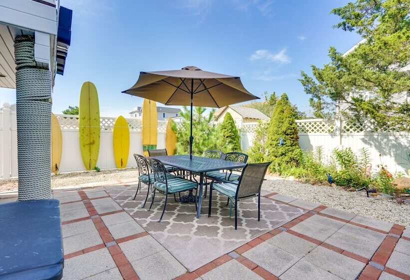 New Jersey Home Deck, Grill & Walkable To Beach!