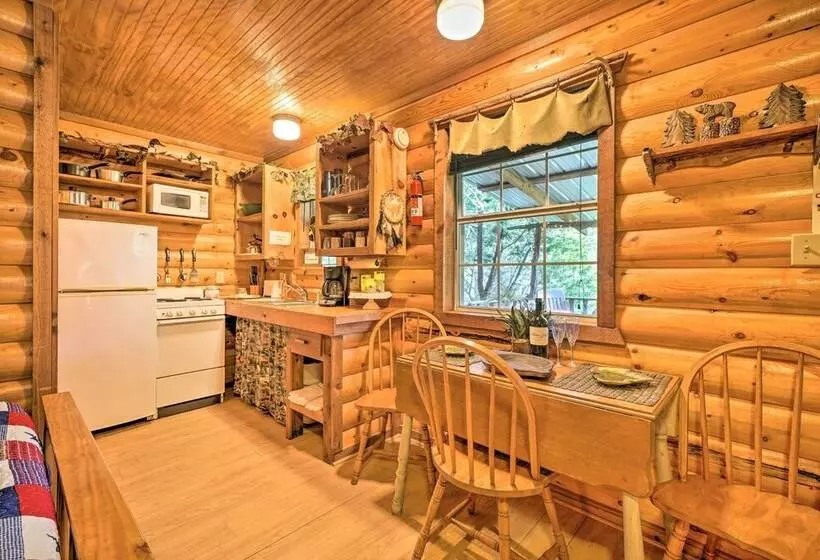 Cozy Davis Cabin W/ Deck   Nestled By Honey Creek!