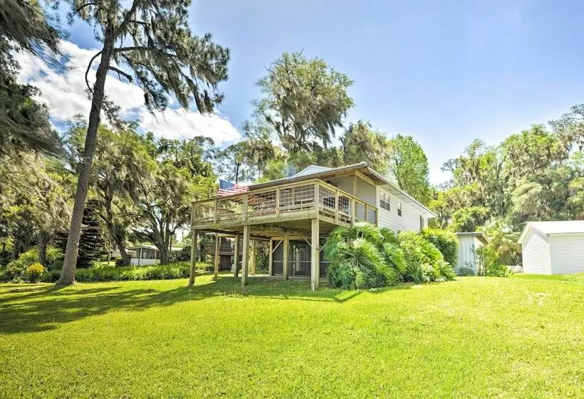 Renovated Crescent Lake Escape W/ Waterfront Deck!