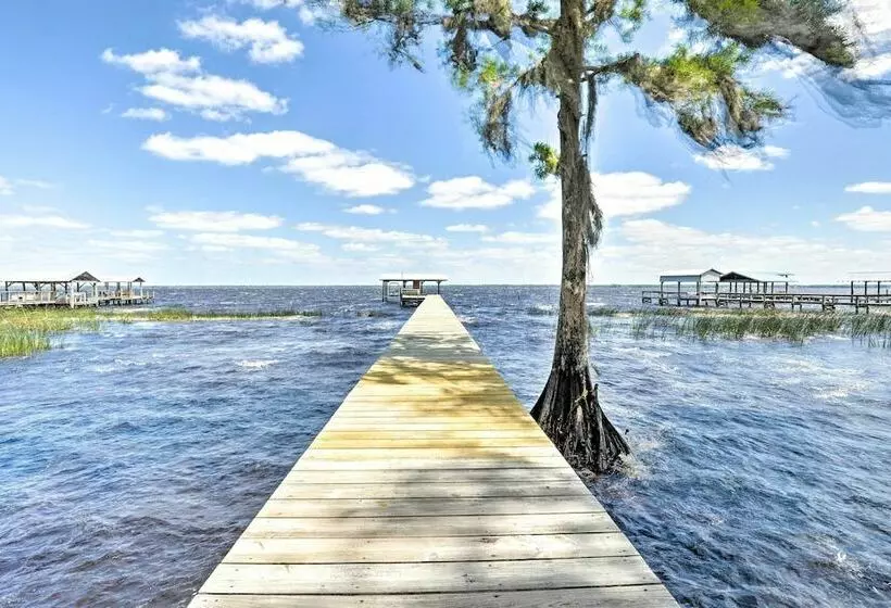 Renovated Crescent Lake Escape W/ Waterfront Deck!