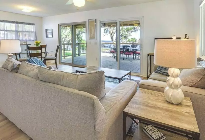 Renovated Crescent Lake Escape W/ Waterfront Deck!