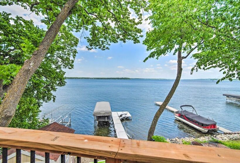 Family Friendly Home On Pelican Lake W/ Fire Pit