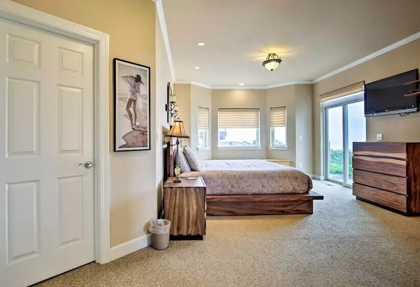 Oceanfront South Beach Home W/hot Tub & Sauna