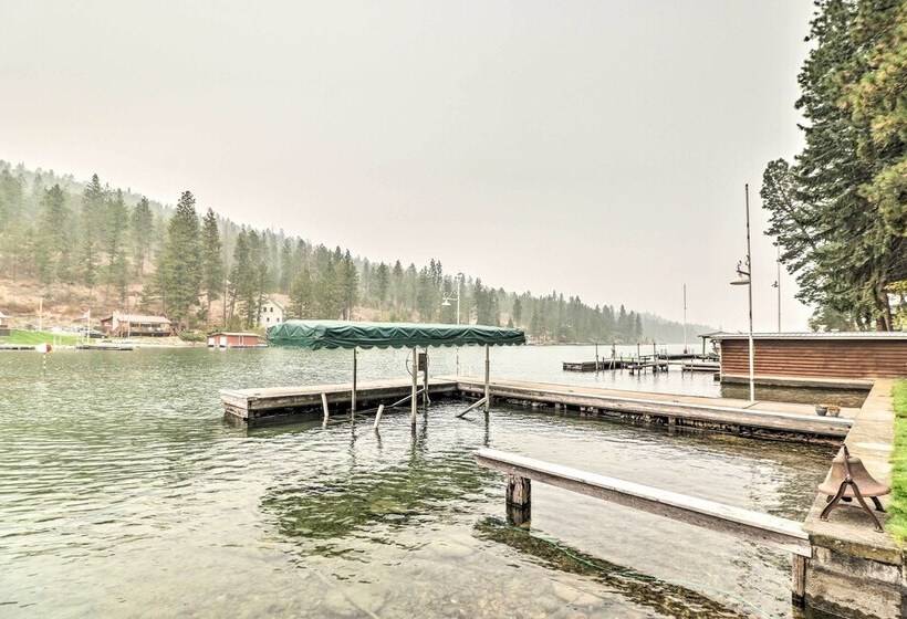 Flathead Lake Waterfront Cabin W/ Dock & Kayaks
