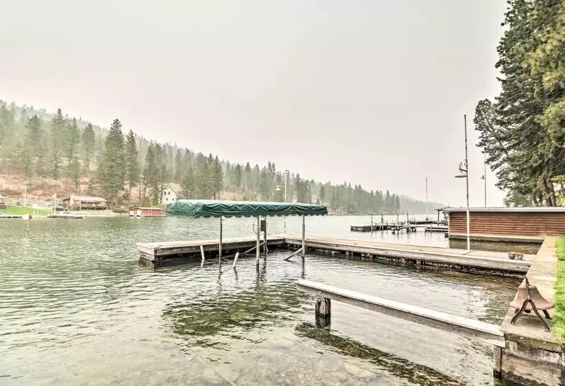 Flathead Lake Waterfront Cabin W/ Dock & Kayaks