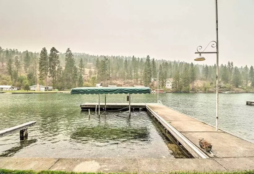 Flathead Lake Waterfront Cabin W/ Dock & Kayaks
