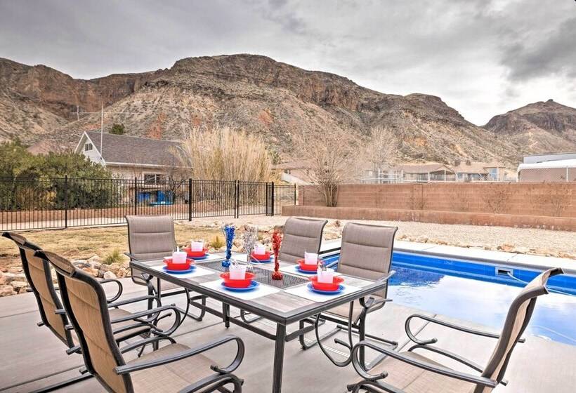 Hurricane Home W/ Pool & Spa ~ 25 Mi To Zion!