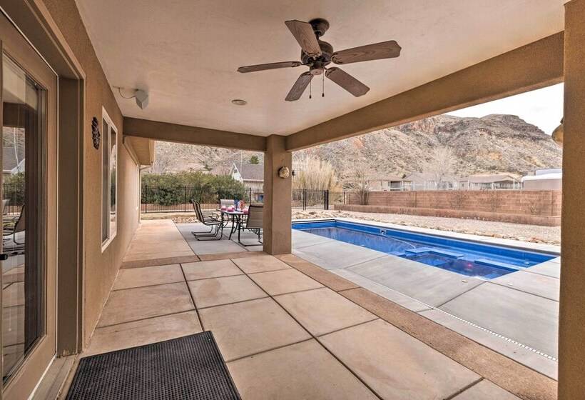 Hurricane Home W/ Pool & Spa ~ 25 Mi To Zion!
