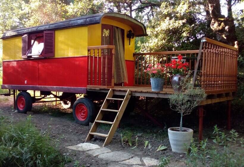 بنسيون Roulotte Et Gite En Drome Provencale