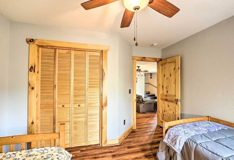 Rustic Cabin W/ Mountain Views & Private Deck!