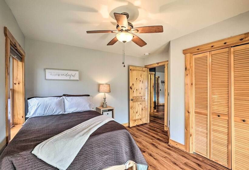 Rustic Cabin W/ Mountain Views & Private Deck!