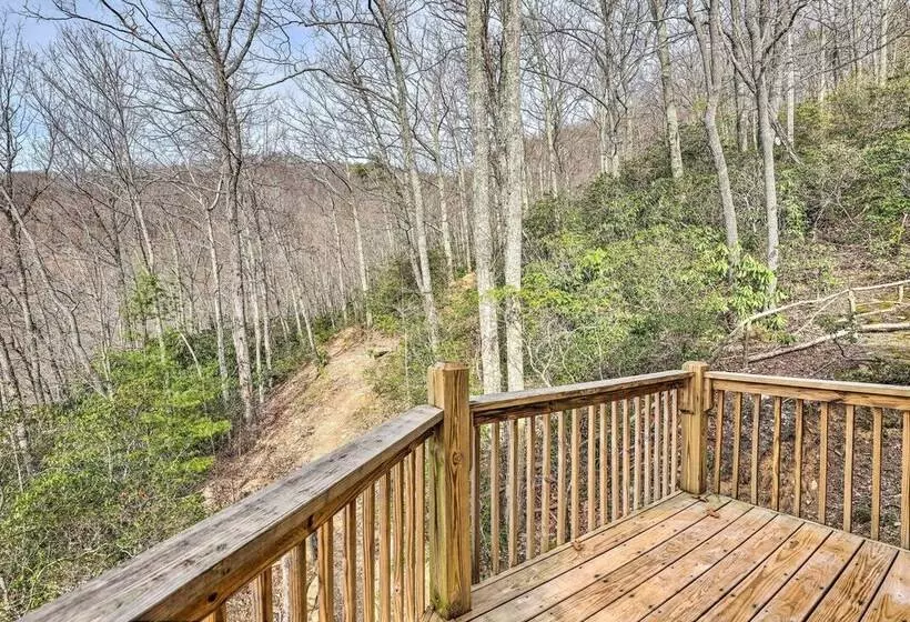 Rustic Cabin W/ Mountain Views & Private Deck!