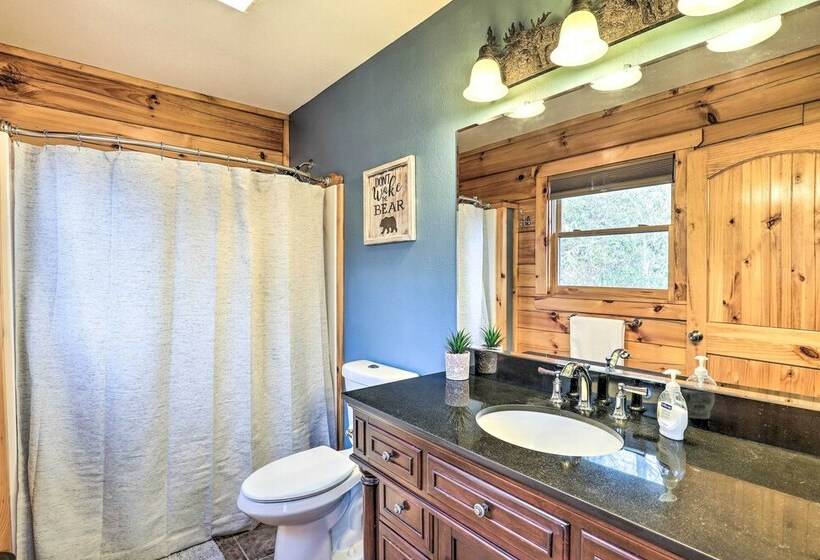 Rustic Cabin W/ Mountain Views & Private Deck!