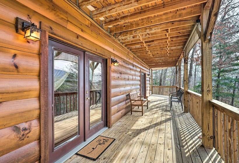 Rustic Cabin W/ Mountain Views & Private Deck!