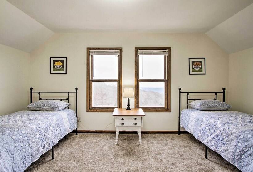 Wisconsin River Valley Farmhouse: Fire Pit & View