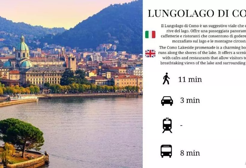 پانسیون Cozy Room In The Heart Of Como