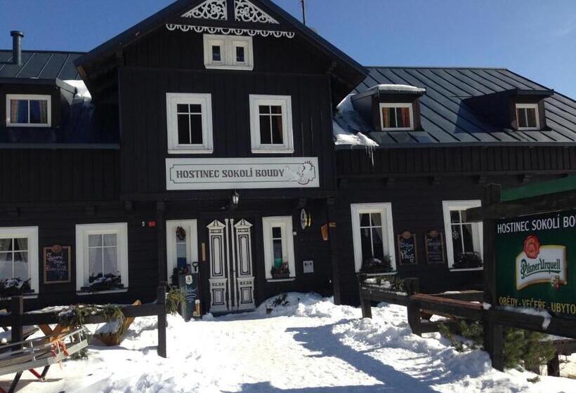 بنسيون Penzion A Restaurace Sokolí Boudy