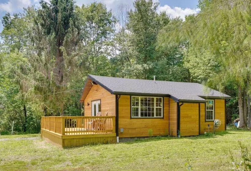 Cozy Ellicottville Cabin W/ Water Views   Near Ski