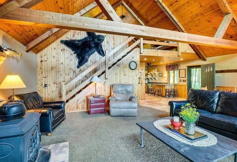 Lakefront Townsend Cabin W/ Fire Pit, Private Dock