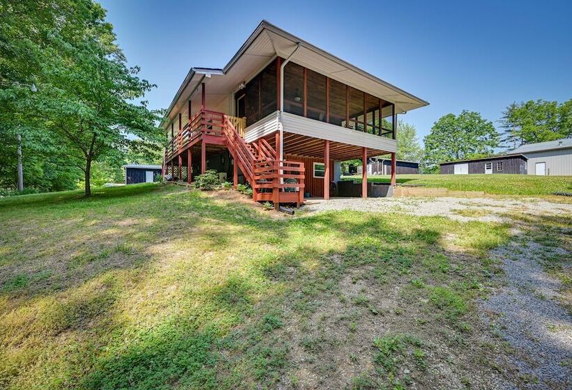 Rustic Russell Springs Home Near Marina & Lake!