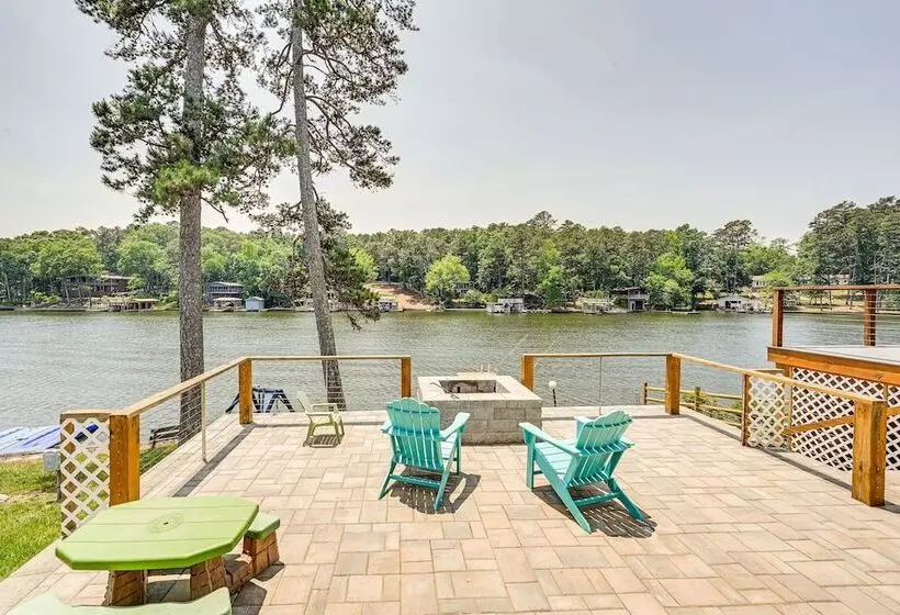 Waterfront Badin Lake Getaway: Boat Dock, Fire Pit