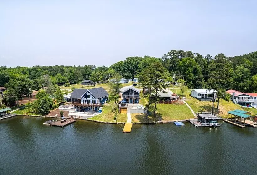 Waterfront Badin Lake Getaway: Boat Dock, Fire Pit