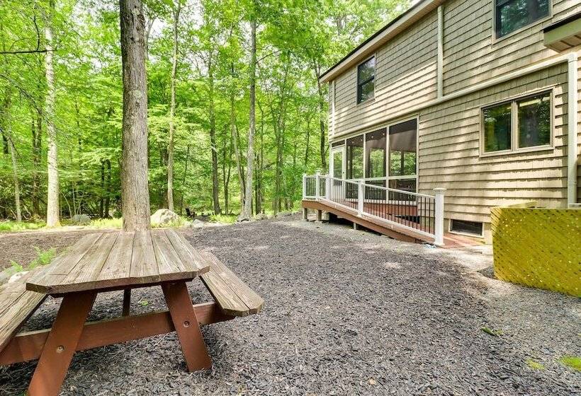 Woodsy Big Bass Lake Hideaway W/ Fire Pit + Deck!