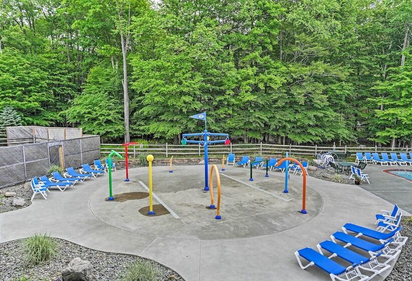 Woodsy Big Bass Lake Hideaway W/ Fire Pit + Deck!