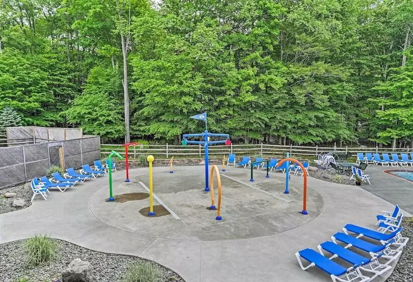 Woodsy Big Bass Lake Hideaway W/ Fire Pit + Deck!