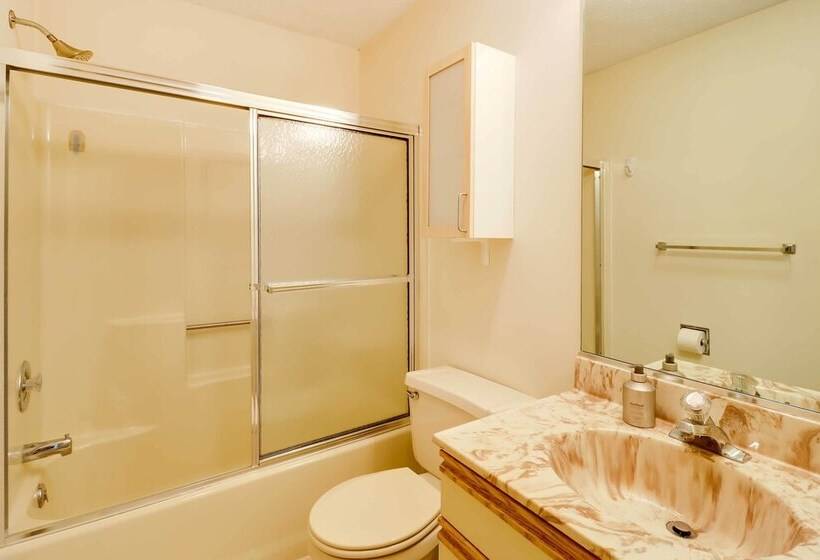 Woodsy Big Bass Lake Hideaway W/ Fire Pit + Deck!