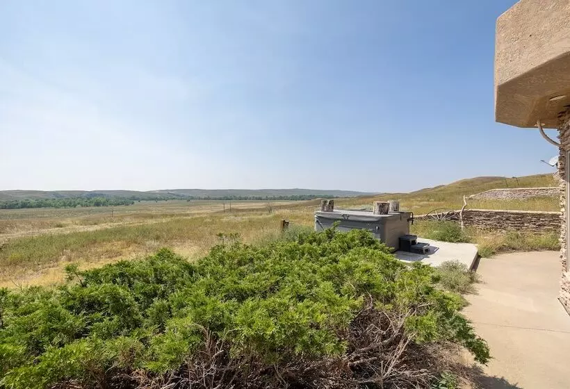 田舎風ホテル Cheyenne River Ranch With Hot Tub
