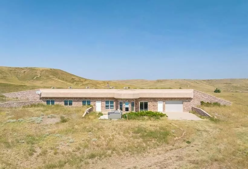 田舎風ホテル Cheyenne River Ranch With Hot Tub