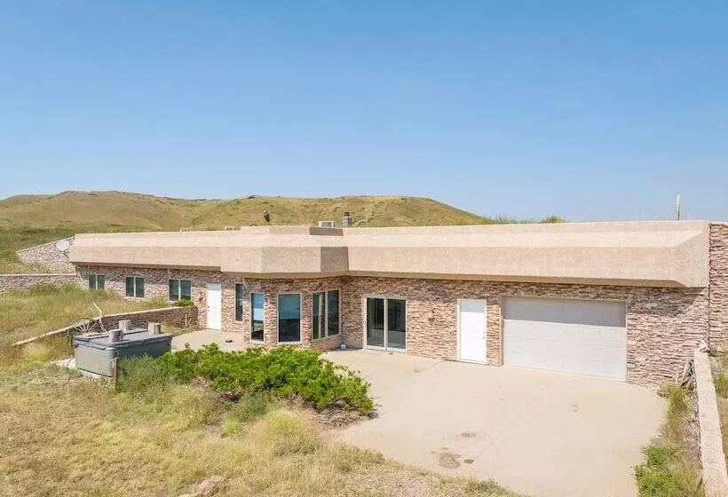 田舎風ホテル Cheyenne River Ranch With Hot Tub